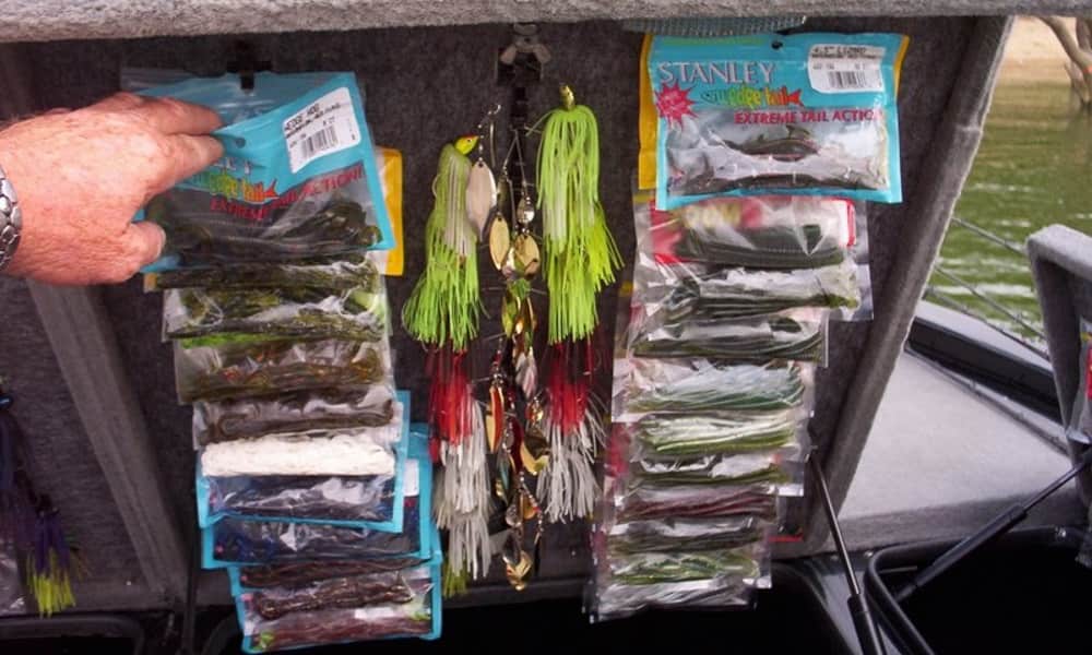 bait storage system for boat - Easy View Tackle System