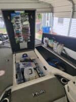Uses dead space in your boat